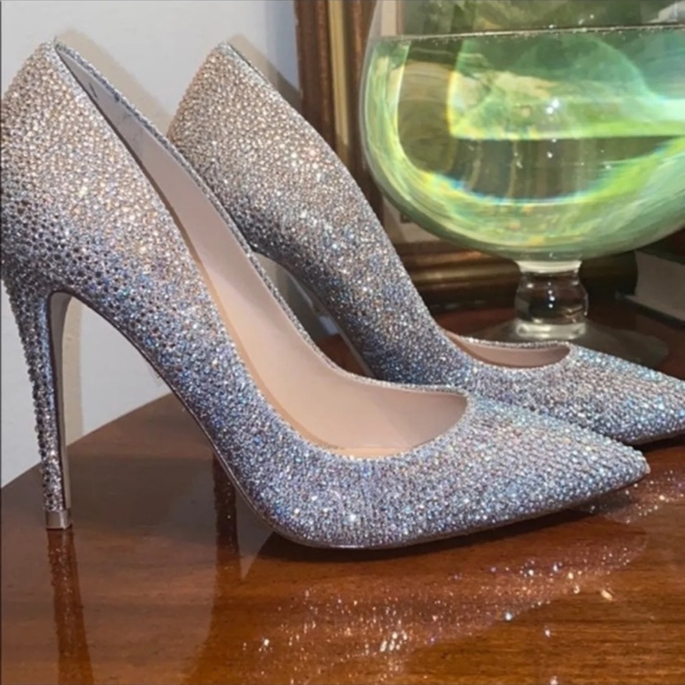 Aldo rhinestone heels